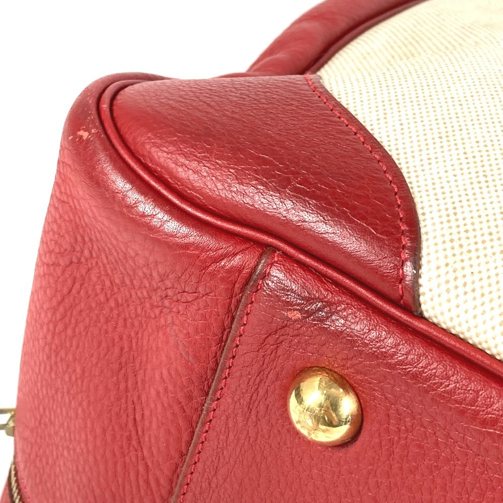 HERMES Victoria 60 Victoria 60 Bolsa Bolsa de viaje Bolsa de viaje Bolsa Boston Toile Ash Unisex Rojo