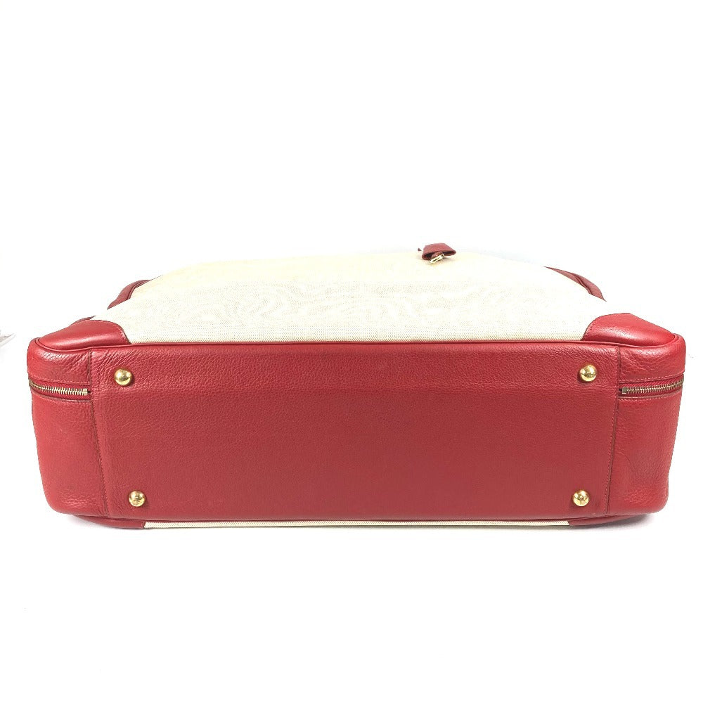 HERMES Victoria 60 Victoria 60 Bolsa Bolsa de viaje Bolsa de viaje Bolsa Boston Toile Ash Unisex Rojo