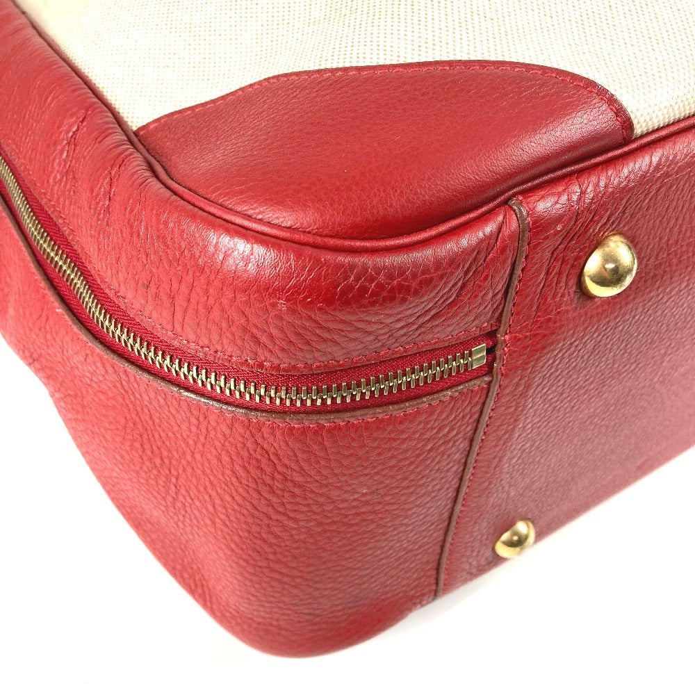HERMES Victoria 60 Victoria 60 Bolsa Bolsa de viaje Bolsa de viaje Bolsa Boston Toile Ash Unisex Rojo