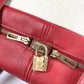 HERMES Victoria 60 Victoria 60 Bolsa Bolsa de viaje Bolsa de viaje Bolsa Boston Toile Ash Unisex Rojo