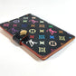 Louis Vuitton M92652 Monogram Multicolor Carne Duval Agenda Kad Mini Kes Bifold Mini Perniagaan Pemegang Kad Perniagaan Lulus Notebook Cover Monogram Multicolor Canvas Unisex Noir Hitam