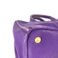 PRADA Logo Canapa Bag Tote Bag Handbag Canvas Unisex Purple