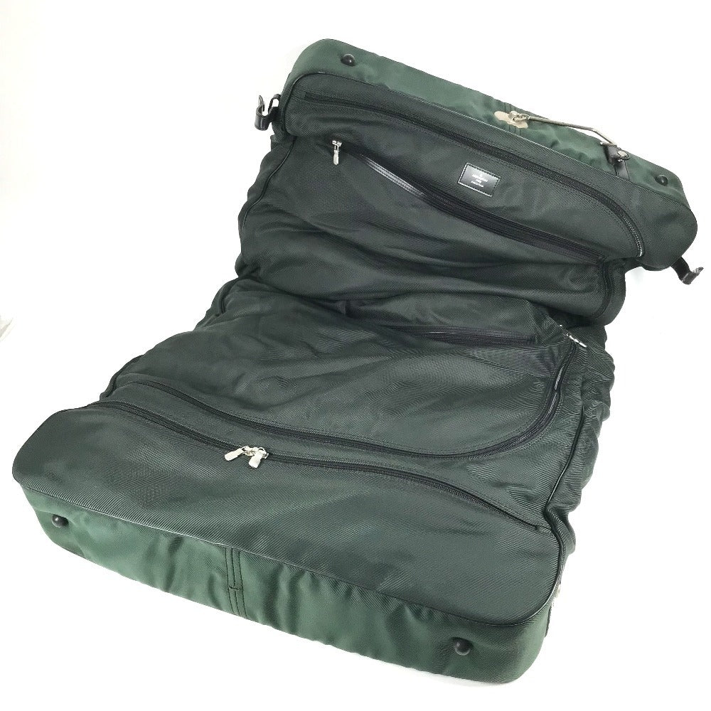 LOUIS VUITTON M30704 Taiga Portable Cinq Center Bag Boston Bag Estuche para ropa Bolso 2WAY Bolso de hombro Bolso Cuero/Nylon Unisex Epicea Caqui