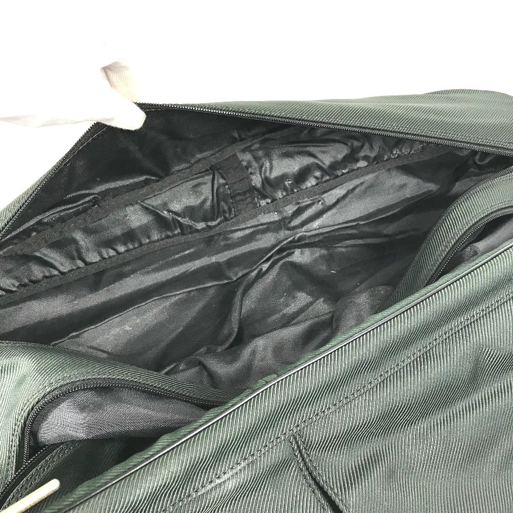 LOUIS VUITTON M30704 Taiga Portable Cinq Center Bag Boston Bag Estuche para ropa Bolso 2WAY Bolso de hombro Bolso Cuero/Nylon Unisex Epicea Caqui