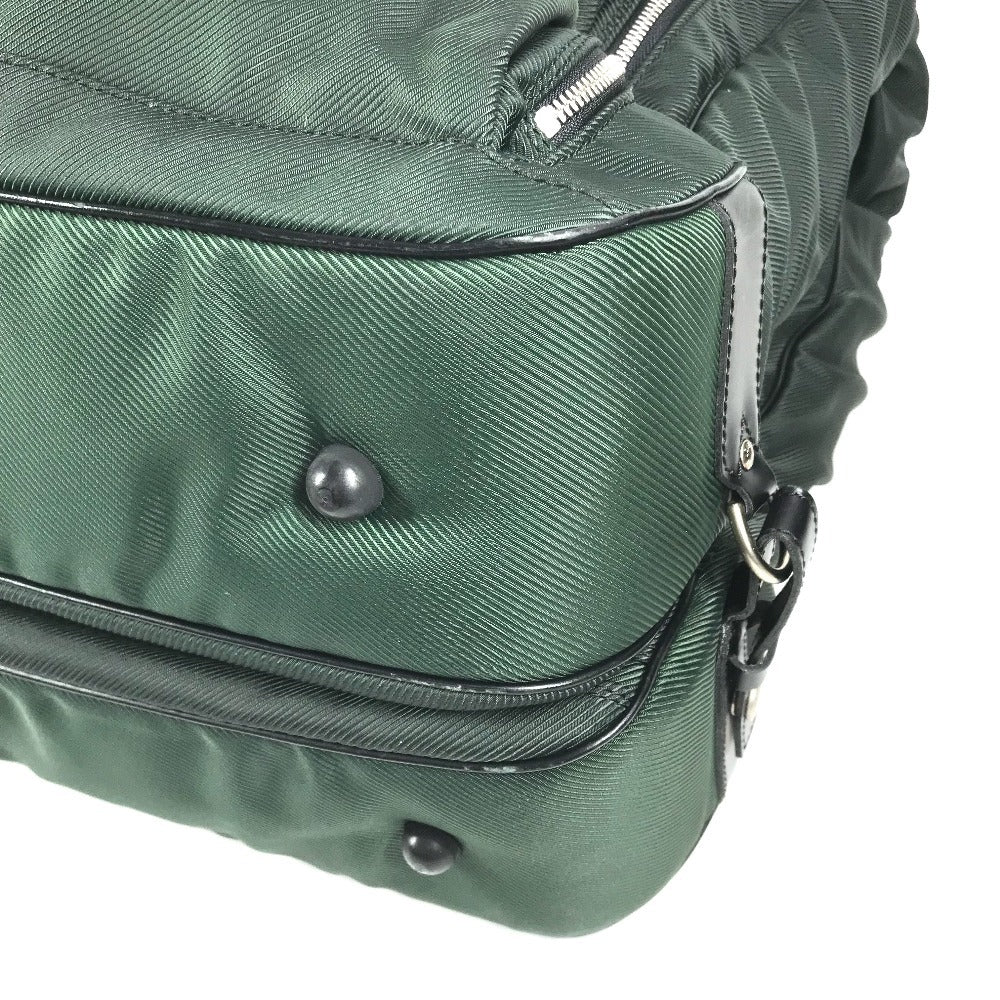 LOUIS VUITTON M30704 Taiga Portable Cinq Center Bag Boston Bag Estuche para ropa Bolso 2WAY Bolso de hombro Bolso Cuero/Nylon Unisex Epicea Caqui