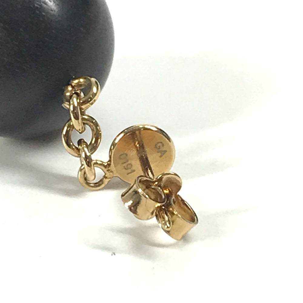 LOUIS VUITTON M66398 로고 라인스톤 액세서리 Boucle Doreille 마그네틱 보아 귀걸이 메탈 여성용 골드