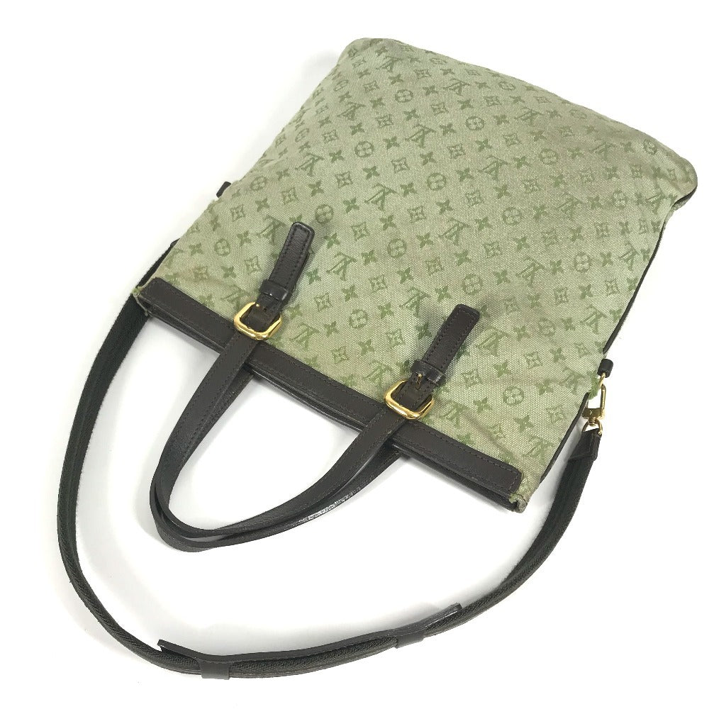 Louis vuitton m92209 monogram mini francoise beg tote beg 2way beg bahu bahu beg tangan monogram mini kanvas unisex khaki
