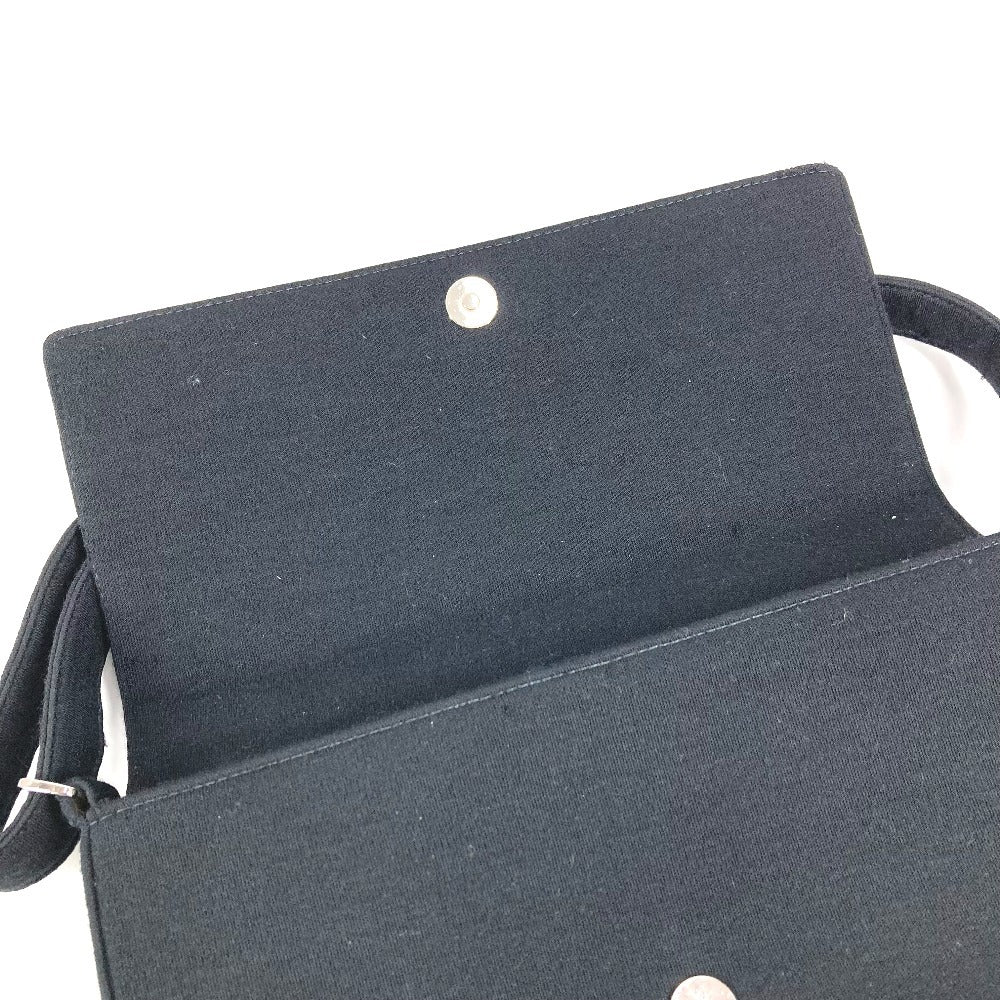 Chanel CC COCO Mark Logo Ice Cube Beg Banter Beg Beg Beg Kapas Wanita Hitam