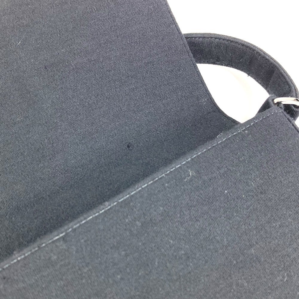 Chanel CC COCO Mark Logo Ice Cube Beg Banter Beg Beg Beg Kapas Wanita Hitam