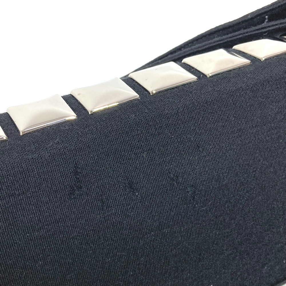 Chanel CC COCO Mark Logo Ice Cube Beg Banter Beg Beg Beg Kapas Wanita Hitam