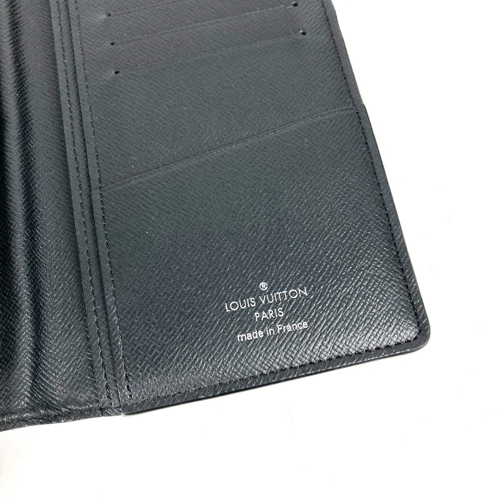 LOUIS VUITTON M61697 Monogram Eclipse Portefeuille Brother Bifold Wallet Long Wallet Long Wallet Monogram Eclipse Canvas Men's Black