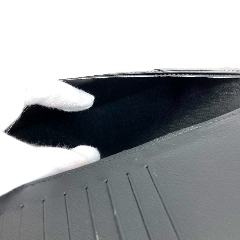 LOUIS VUITTON M61697 Monogram Eclipse Portefeuille Brother Bifold Wallet Long Wallet Long Wallet Monogram Eclipse Canvas Men's Black