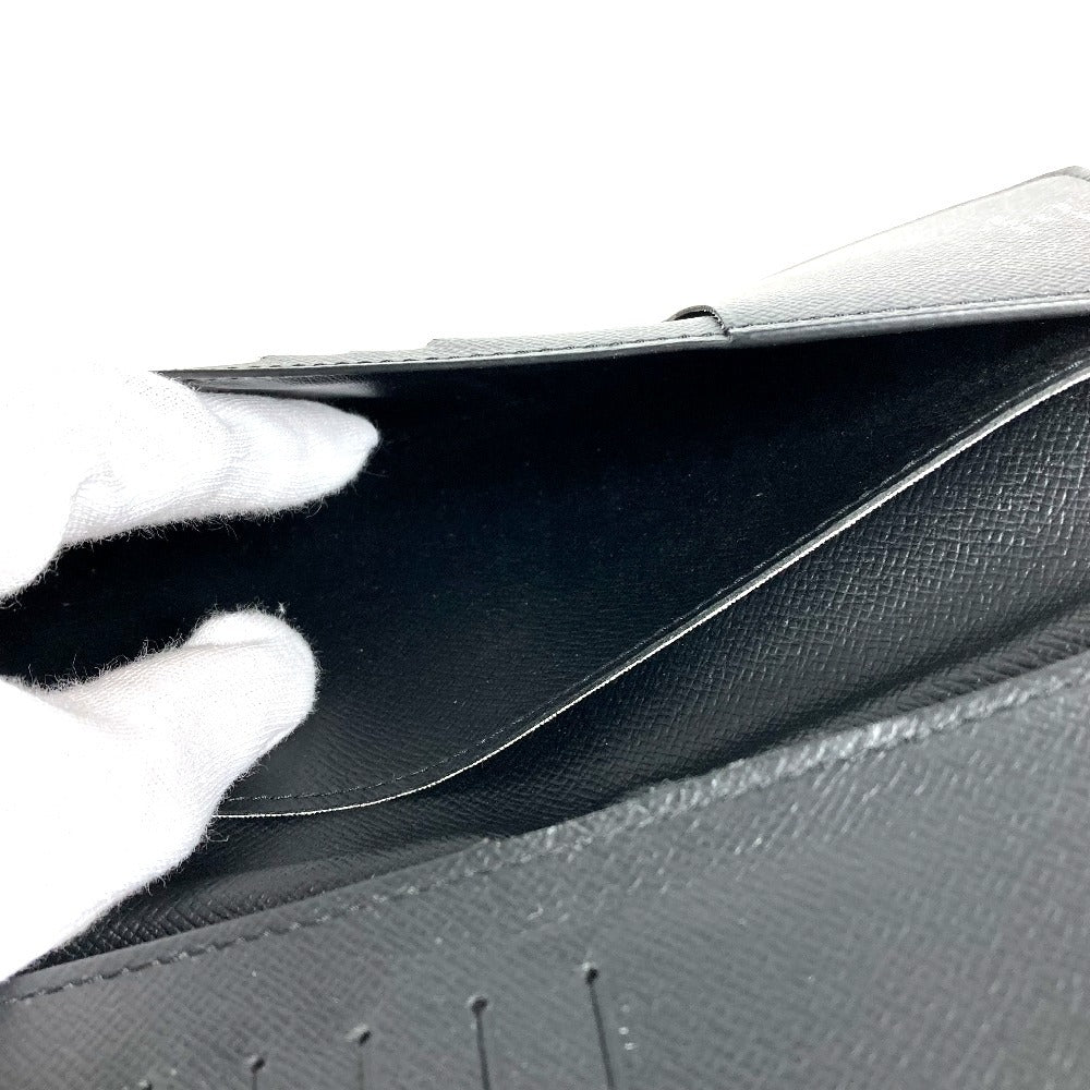 LOUIS VUITTON M61697 Monogram Eclipse Portefeuille Brother Bifold Wallet Long Wallet Long Wallet Monogram Eclipse Canvas Men's Black