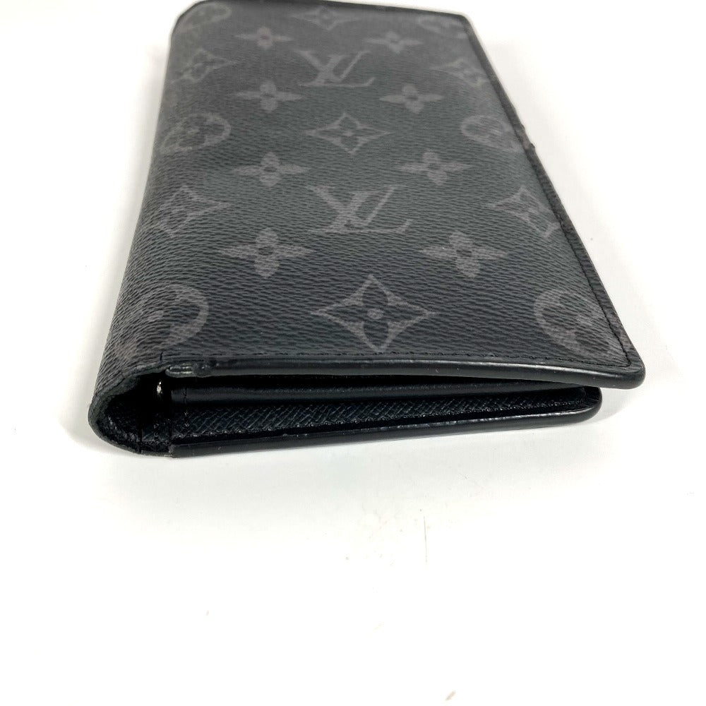 LOUIS VUITTON M61697 Monogram Eclipse Portefeuille Brother Bifold Wallet Long Wallet Long Wallet Monogram Eclipse Canvas Men's Black