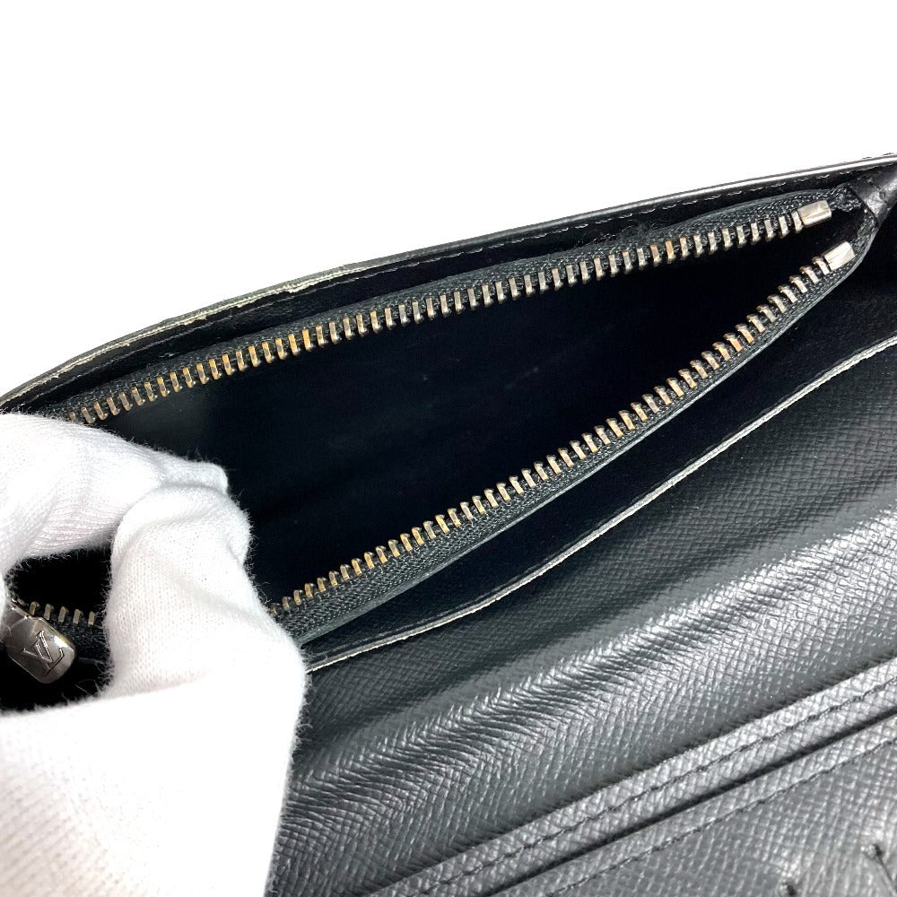 LOUIS VUITTON M61697 Monogram Eclipse Portefeuille Brother Bifold Wallet Long Wallet Long Wallet Monogram Eclipse Canvas Men's Black