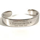 TIFFANY&Co. Diamond Diamond Return to Tiffany Narrow Cuff Bangle Accessory Bracelet Bangle AG925 Women's Silver