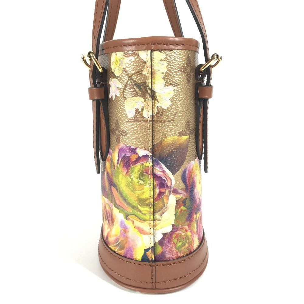 LOUIS VUITTON M81724 LV Garden Nano bucket Bags Crossbody 2WAY Bags Hand Bags Shoulder Bag Leather Gold/Brown Used