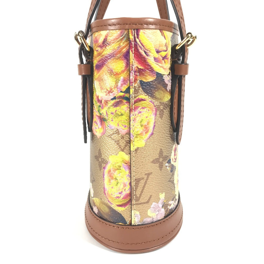 LOUIS VUITTON M81724 LV Garden Nano bucket Bags Crossbody 2WAY Bags Hand Bags Shoulder Bag Leather Gold/Brown Used