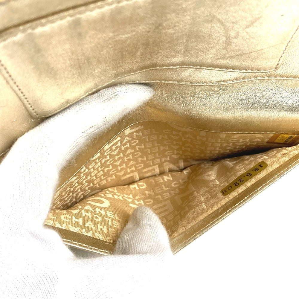 CHANEL A31900 スパークリングデニム CC ココマーク ロゴ ロングウォレット ラウンドファスナー 長財布 デニム レディース ブルー