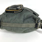 PRADA Triangle Logo Triangle Logo Plate Bag Mini Bag Pouch Drawstring Handbag Leather/Nylon Unisex Gray