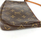 LOUIS VUITTON M95008 모노그램 체리 무라카미 타카시 체리 포셰트 액세서리 백 핸드백 파우치 백 액세서리 파우치 모노그램 체리 캔버스 여성용 브라운