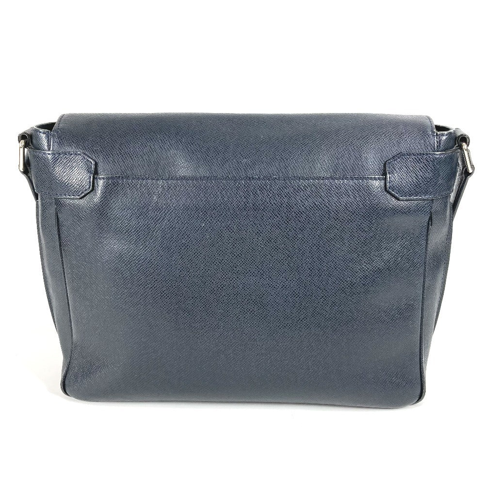 LOUIS VUITTON M32624 タイガ ロマンMM ロマン MM カバン 斜め掛け フラップ メッセンジャーバッグ ショルダーバッグ タイガレザー ユニセックス ボレアル ネイビー