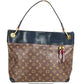 Louis vuitton m43154 monogram tuileries hobo beg bahu tote beg bahu beg monogram kanvas wanita noir coklat