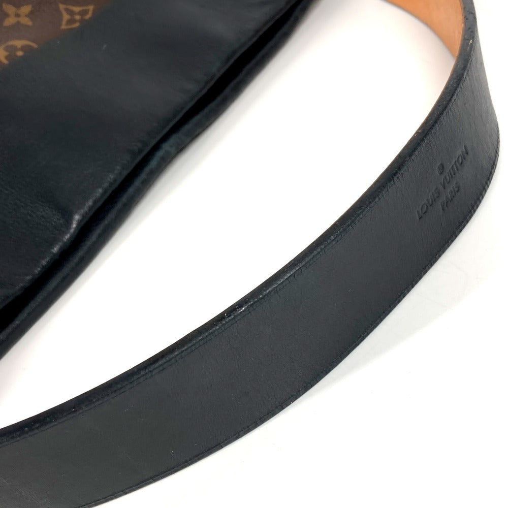 Louis vuitton m43154 monogram tuileries hobo beg bahu tote beg bahu beg monogram kanvas wanita noir coklat