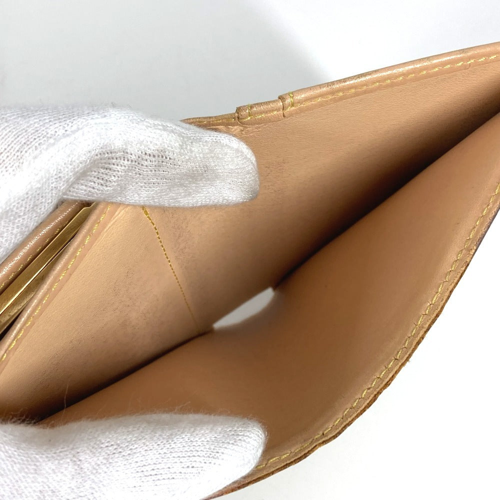 LOUIS VUITTON M92987 Monogram Multicolor Portefeuille Viennois Clasp Bifold Wallet Monogram Multicolor Canvas Women's Bronze White