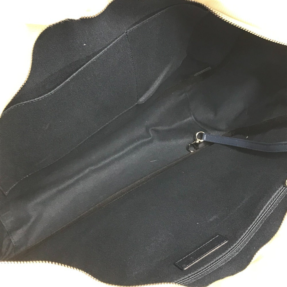 CHANEL Airline CC Coco Mark Logo Shoulder Bag Tote Bag Shoulder Bag Leather/Canvas Women's White