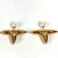LOUIS VUITTON M80267 Bookle Dreille Louisette Accessories Earrings Metal Unisex Gold