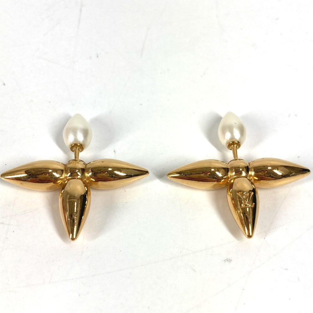 LOUIS VUITTON M80267 Bookle Dreille Louisette Accessories Earrings Metal Unisex Gold