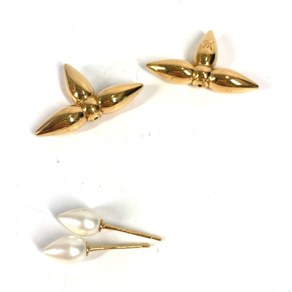LOUIS VUITTON M80267 Bookle Dreille Louisette Accessories Earrings Metal Unisex Gold