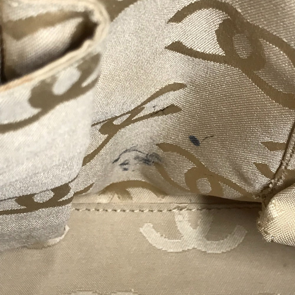 CHANEL ターンロック CC ココマーク カバン トートバッグ ハンドバッグ レザー レディース ベージュ