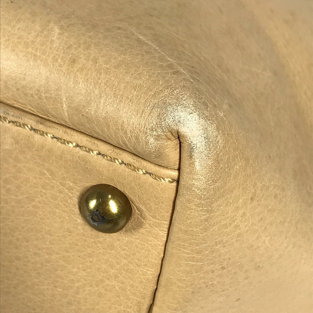 CHANEL ターンロック CC ココマーク カバン トートバッグ ハンドバッグ レザー レディース ベージュ