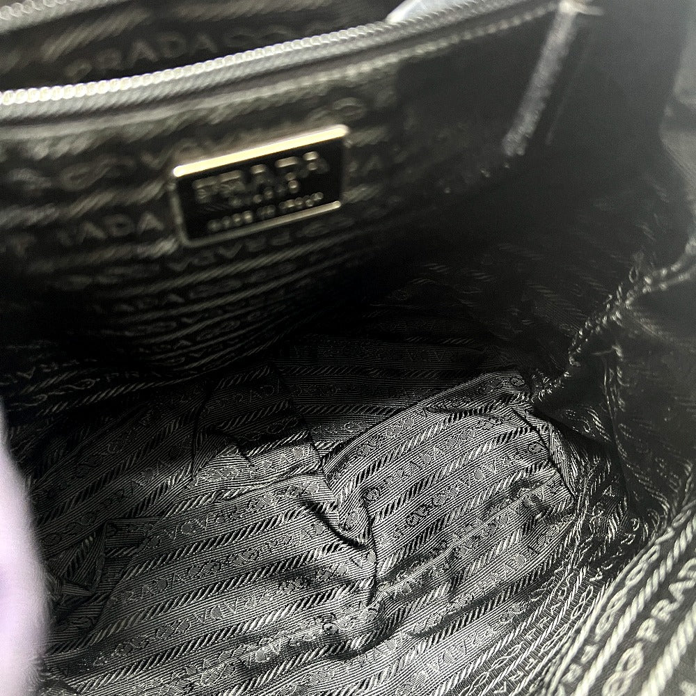 PRADA B6677 VELA トライアングルロゴ 三角ロゴ プレート カバン バックパック リュックサック ナイロン ユニセックス PRUGNA パープル系