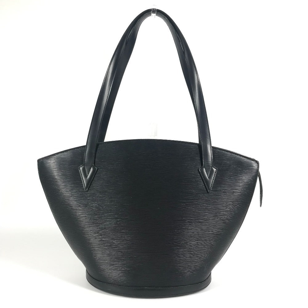 LOUIS VUITTON M52262 エピ サンジャックショッピング 肩掛け トートバッグ ショルダーバッグ エピレザー レディース ノワール ブラック