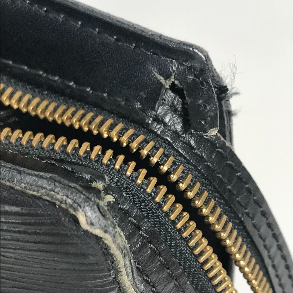 LOUIS VUITTON M52262 エピ サンジャックショッピング 肩掛け トートバッグ ショルダーバッグ エピレザー レディース ノワール ブラック