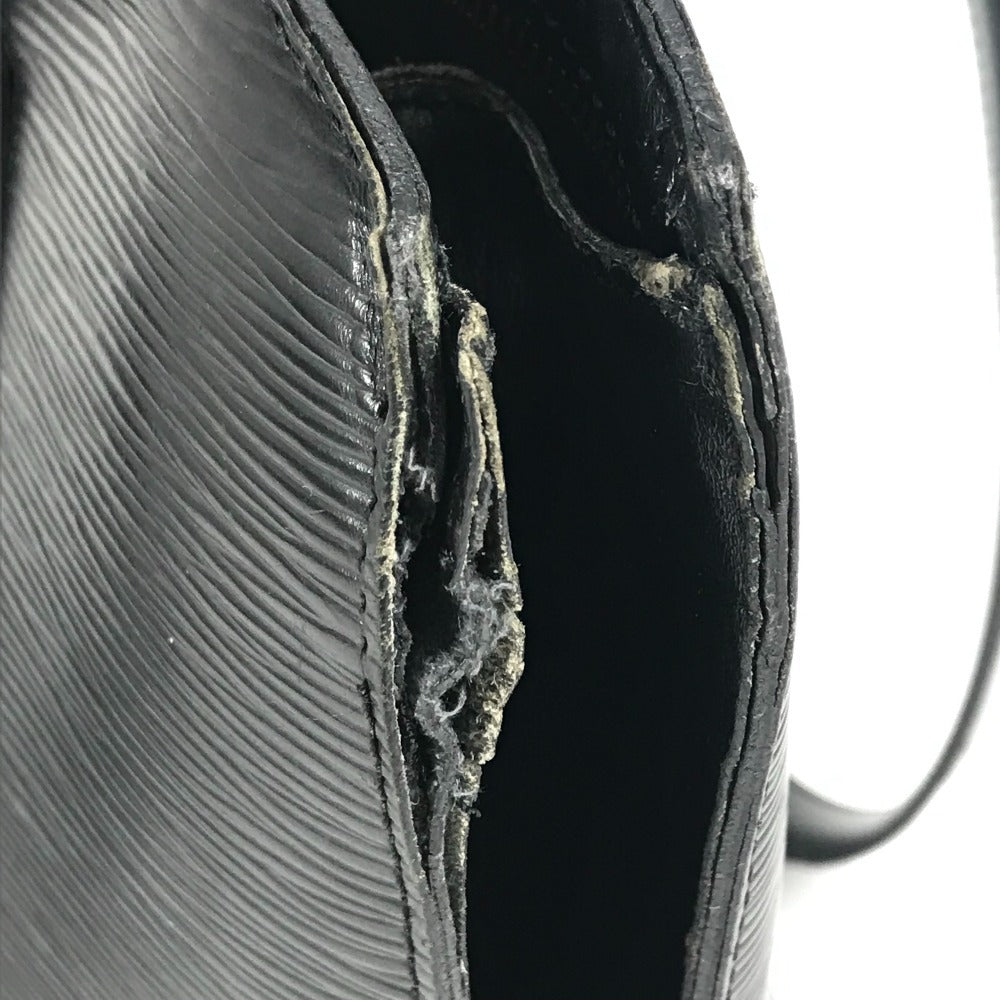 LOUIS VUITTON M52262 エピ サンジャックショッピング 肩掛け トートバッグ ショルダーバッグ エピレザー レディース ノワール ブラック