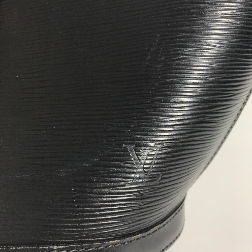 LOUIS VUITTON M52262 エピ サンジャックショッピング 肩掛け トートバッグ ショルダーバッグ エピレザー レディース ノワール ブラック