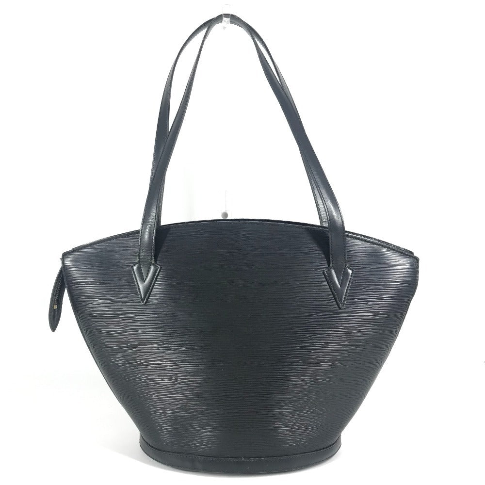 LOUIS VUITTON M52262 エピ サンジャックショッピング 肩掛け トートバッグ ショルダーバッグ エピレザー レディース ノワール ブラック