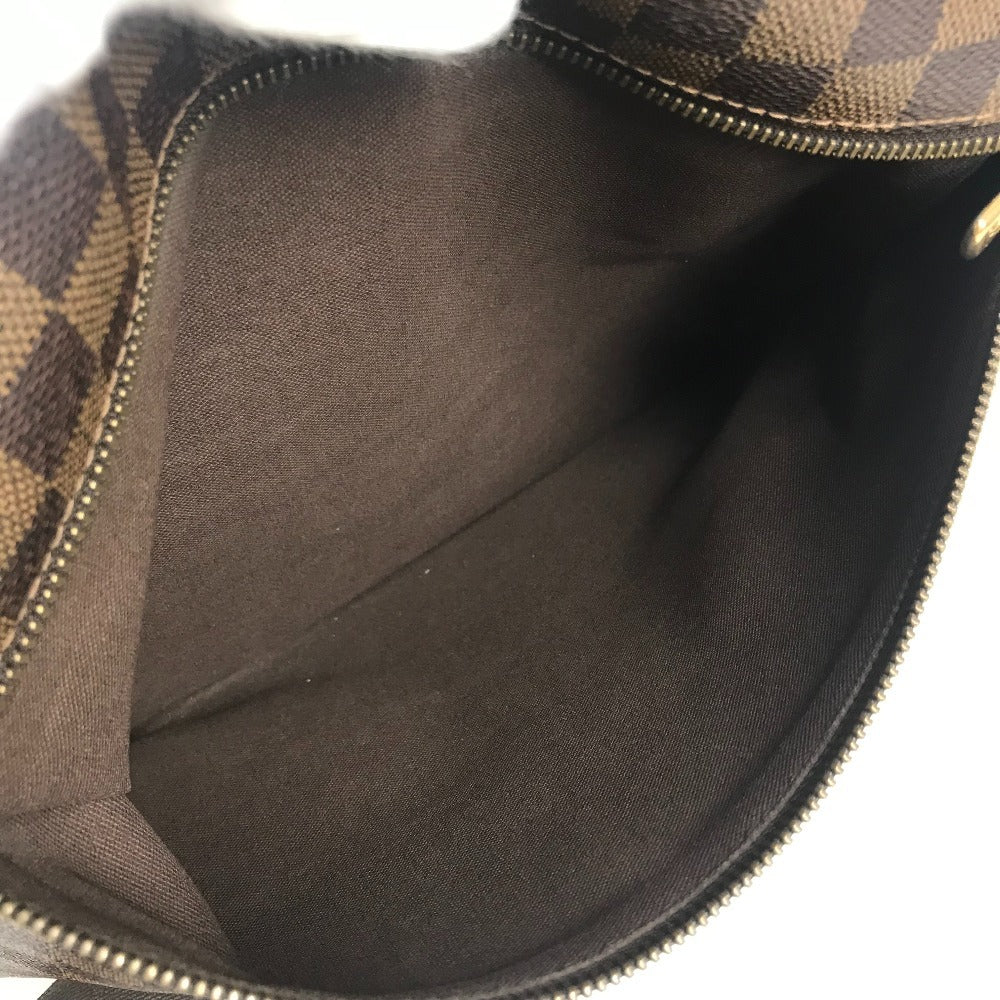 LOUIS VUITTON N51211 ダミエ ブルックリンMM ブルックリン MM 斜め掛け フラップ メッセンジャーバッグ ショルダーバッグ ダミエキャンバス ユニセックス エベヌ ブラウン