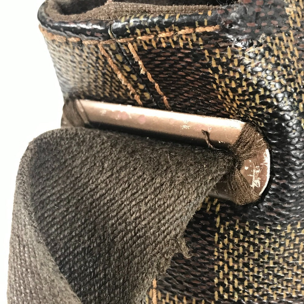 LOUIS VUITTON N51211 ダミエ ブルックリンMM ブルックリン MM 斜め掛け フラップ メッセンジャーバッグ ショルダーバッグ ダミエキャンバス ユニセックス エベヌ ブラウン