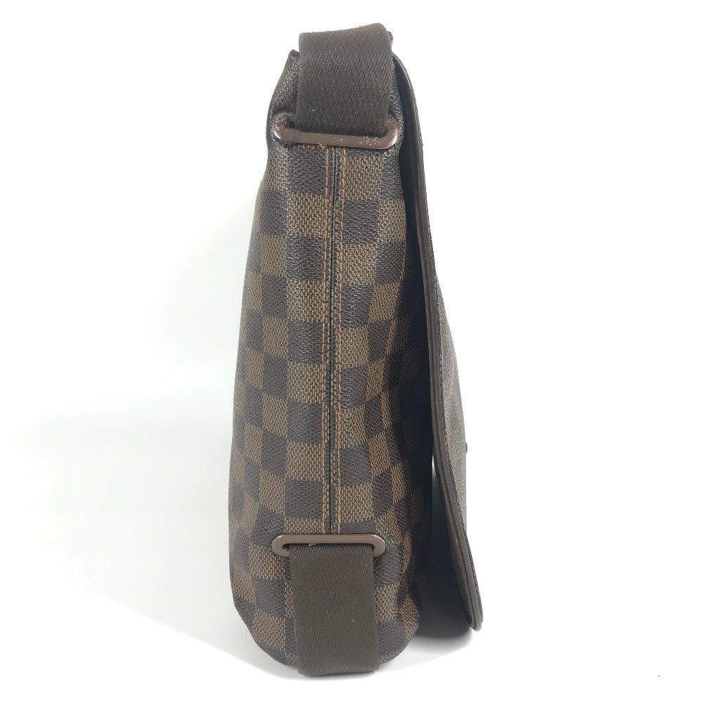 LOUIS VUITTON N51211 ダミエ ブルックリンMM ブルックリン MM 斜め掛け フラップ メッセンジャーバッグ ショルダーバッグ ダミエキャンバス ユニセックス エベヌ ブラウン