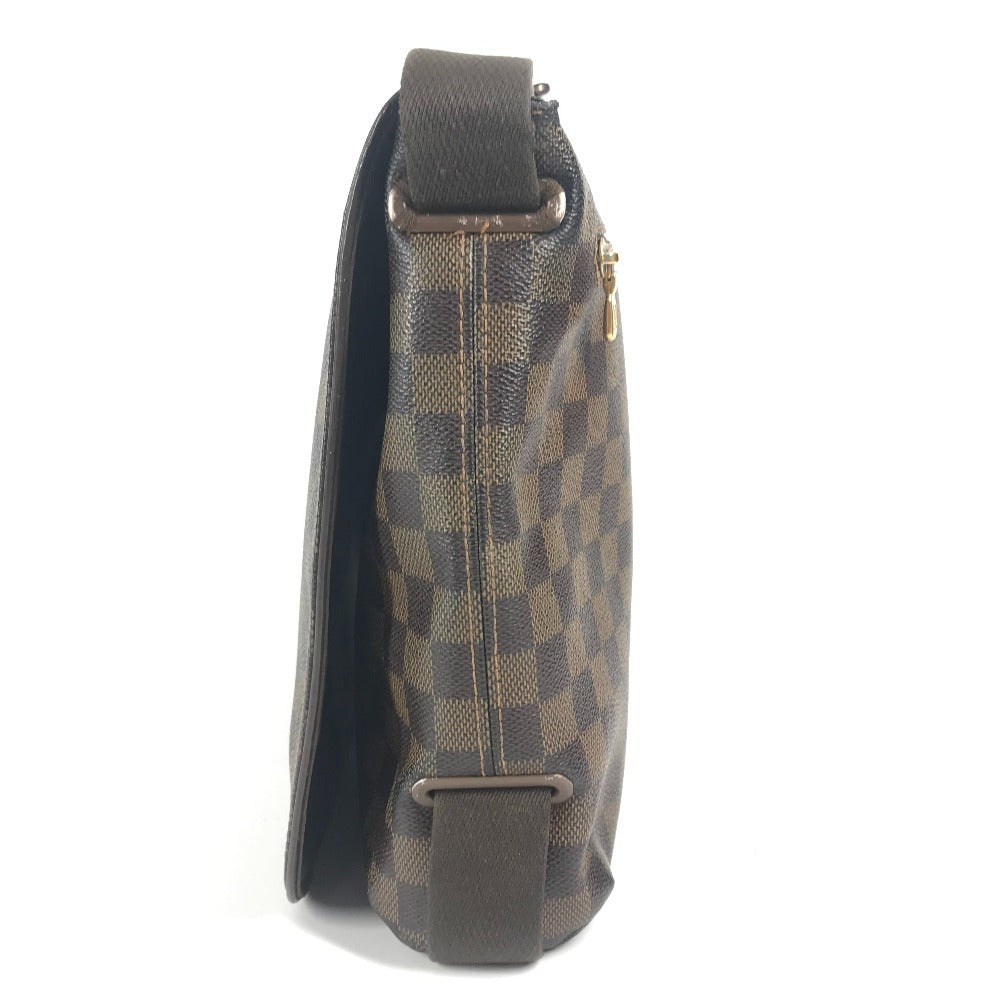 LOUIS VUITTON N51211 ダミエ ブルックリンMM ブルックリン MM 斜め掛け フラップ メッセンジャーバッグ ショルダーバッグ ダミエキャンバス ユニセックス エベヌ ブラウン