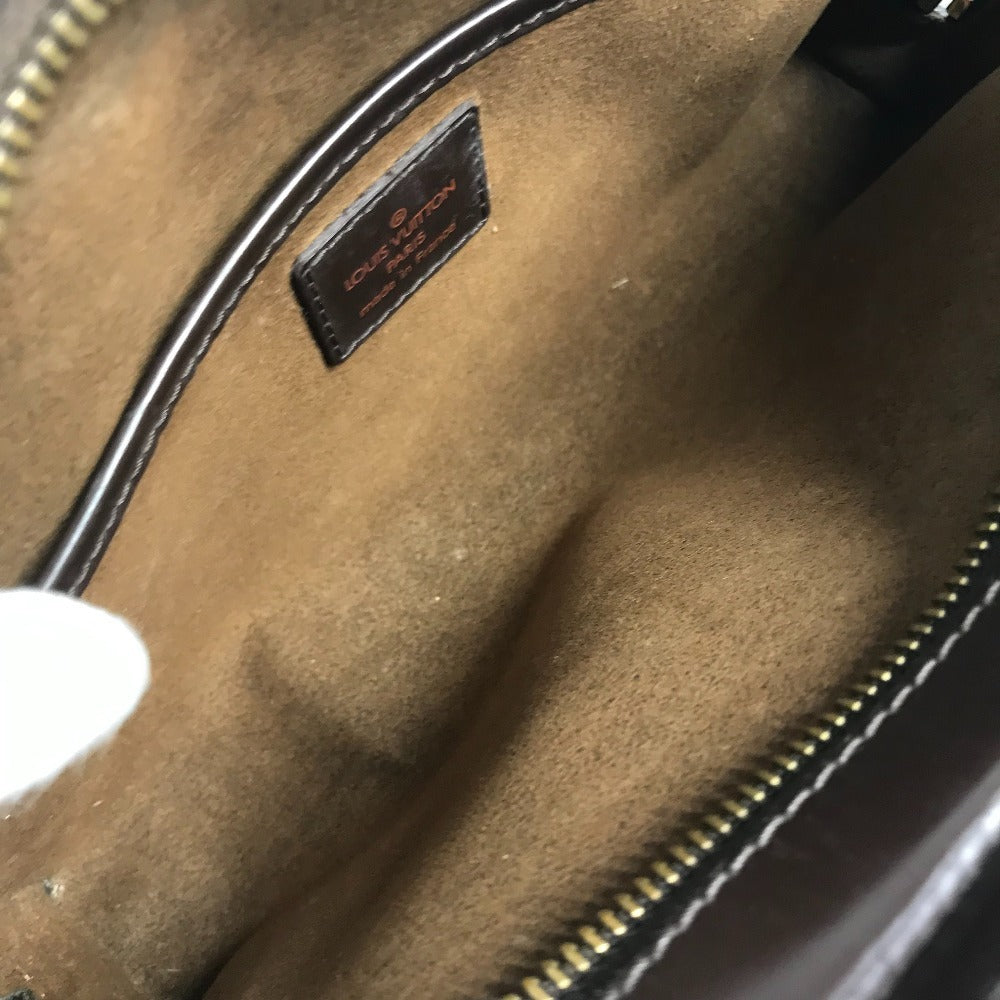 LOUIS VUITTON N51993 ダミエ サンルイ クラッチバッグ カバン ポーチ ストラップ付 セカンドバッグ ダミエキャンバス ユニセックス エベヌ ブラウン