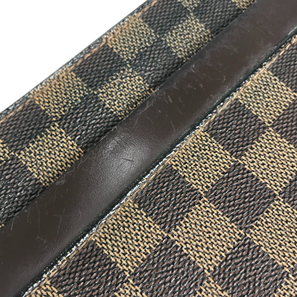 LOUIS VUITTON N51993 ダミエ サンルイ クラッチバッグ カバン ポーチ ストラップ付 セカンドバッグ ダミエキャンバス ユニセックス エベヌ ブラウン