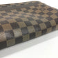 LOUIS VUITTON N51993 ダミエ サンルイ クラッチバッグ カバン ポーチ ストラップ付 セカンドバッグ ダミエキャンバス ユニセックス エベヌ ブラウン