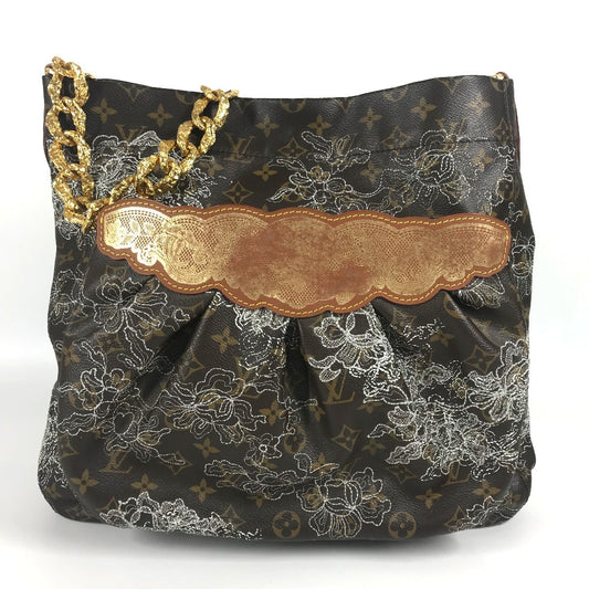 LOUIS VUITTON M95406 モノグラムダンテェル フェルセン カバン 肩掛け トートバッグ チェーンバッグ ショルダーバッグ モノグラムキャンバス ユニセックス アルジャン ホワイト