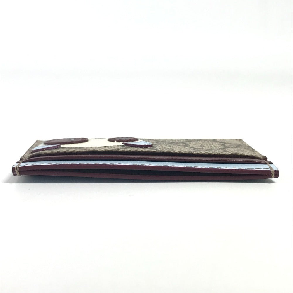 GUCCI 818769 GGスプリーム ロゴ パンダ 名刺入れ パスケース カードケース GGスプリームキャンバス ユニセックス ベージュ